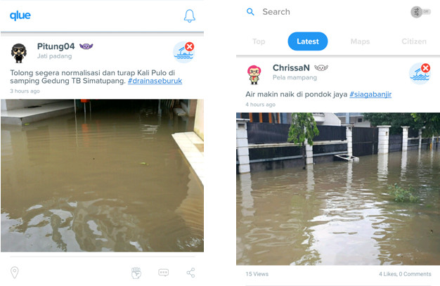 Dengan aplikasi qlue jakarta smart city permasalahan banjir di jakarta dapat teratasi