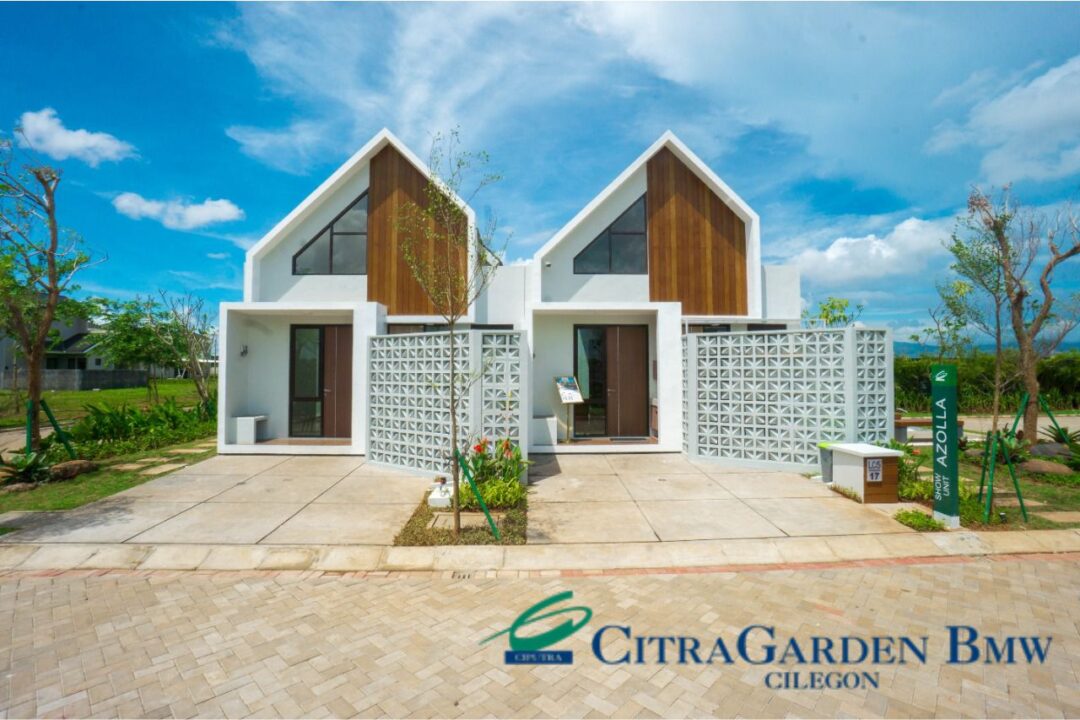 Kompleks perumahan CitraGarden City dengan area hijau yang luas