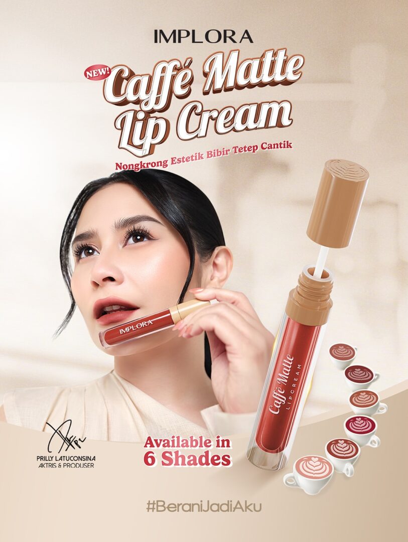 Review Implora Caffe Matte Lip Cream, Lip Cream Wangi Kopi Terbaik!
