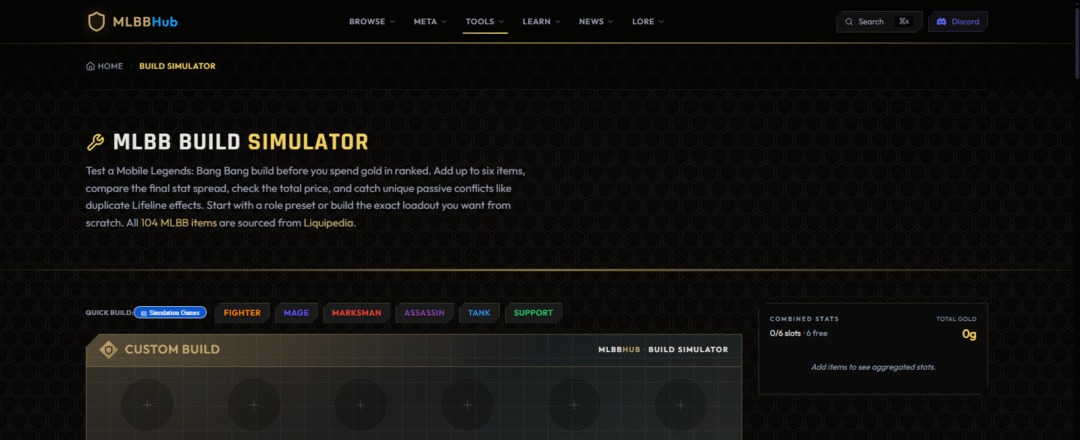Apa Itu MLBB Build Simulator Cek Disini