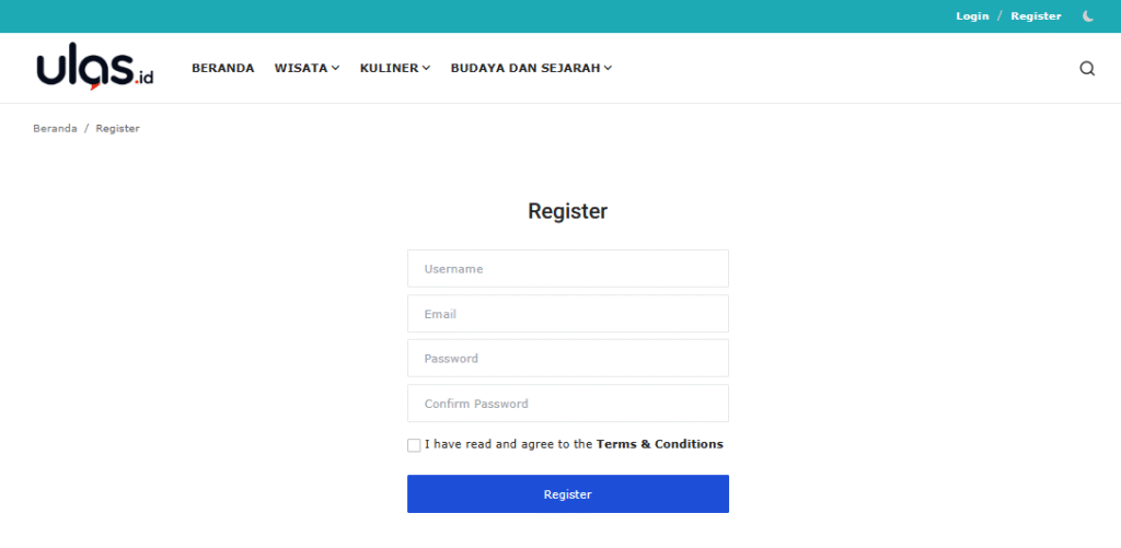 Bergabung dengan Website Ulas.id
