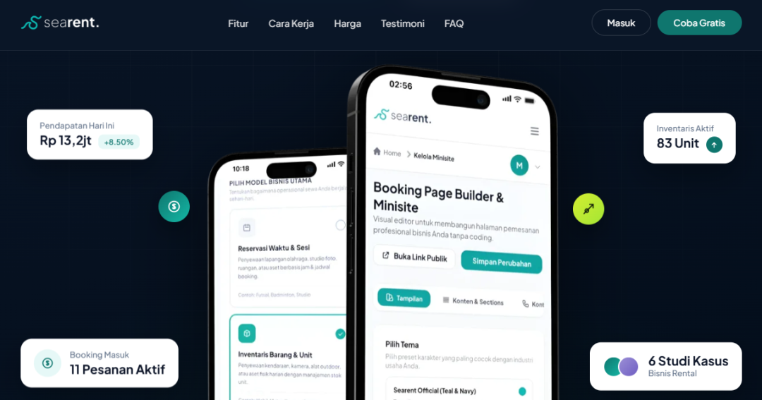 Review Searent, Aplikasi Rental Gratis Terbaik